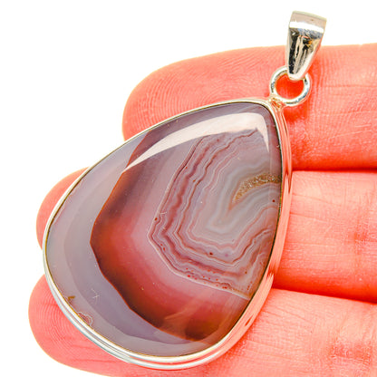 Botswana Agate Pendants handcrafted by Ana Silver Co - PD16606