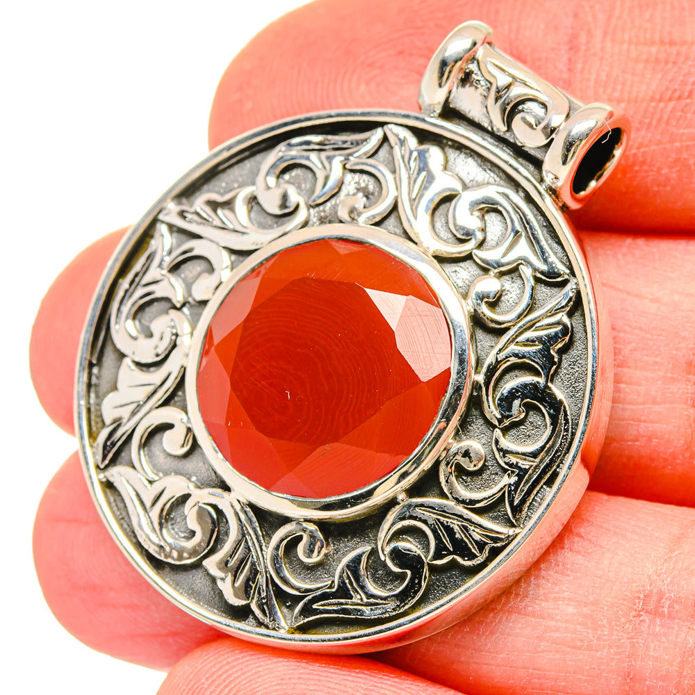 Carnelian Pendants handcrafted by Ana Silver Co - PD16610