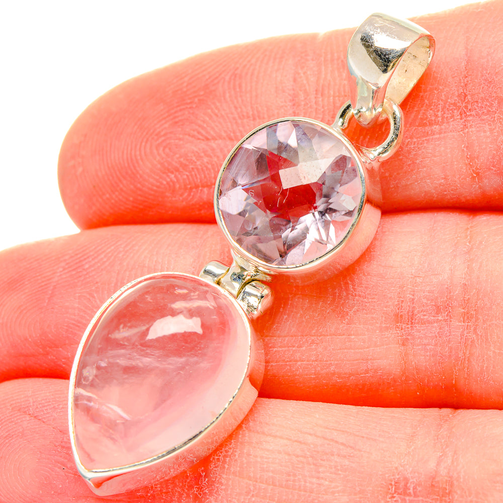 Rainbow Moonstone Pendants handcrafted by Ana Silver Co - PD16612