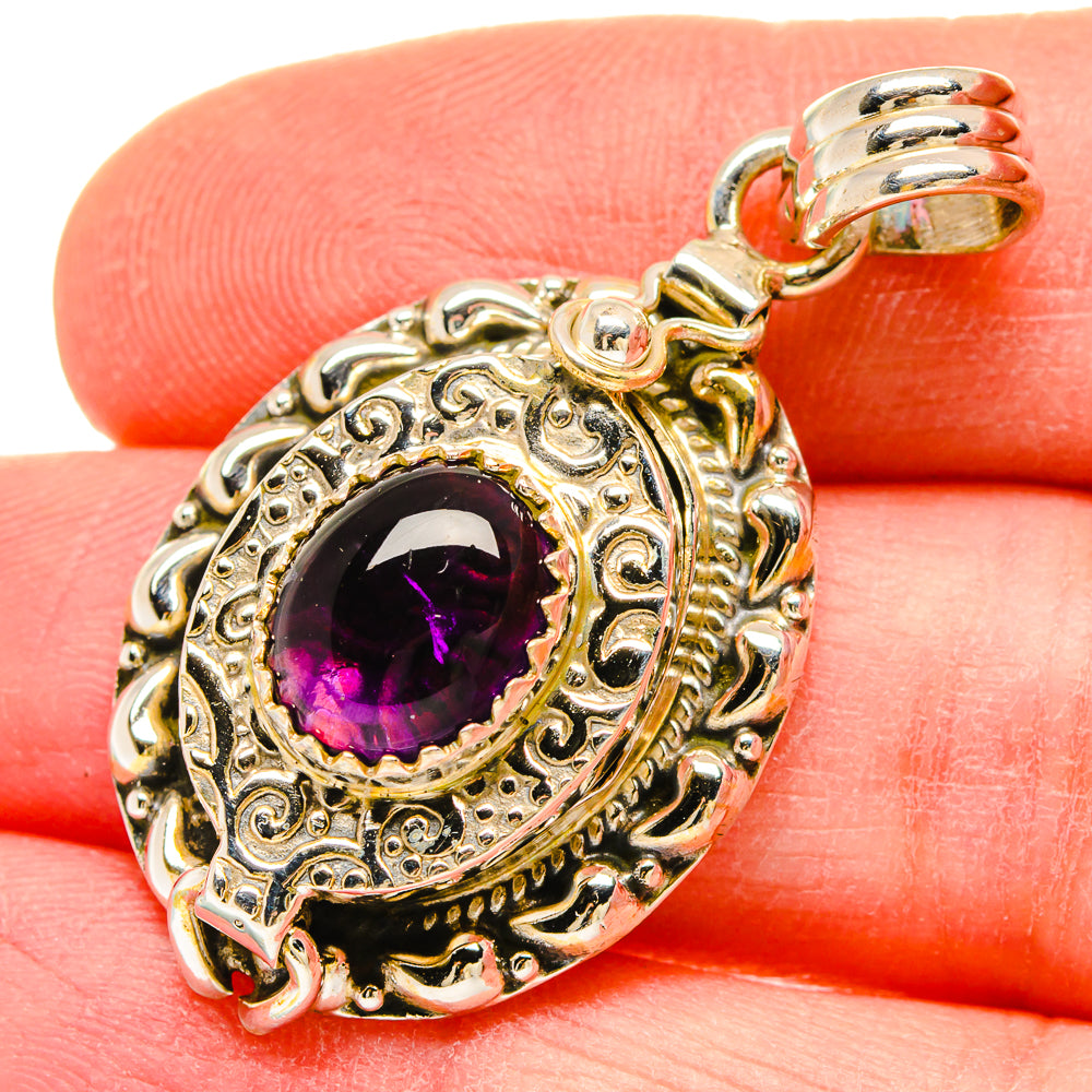 Amethyst Pendants handcrafted by Ana Silver Co - PD16616