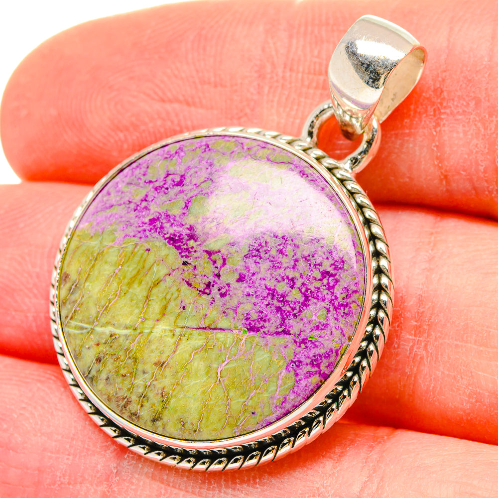 Stichtite Pendants handcrafted by Ana Silver Co - PD16621