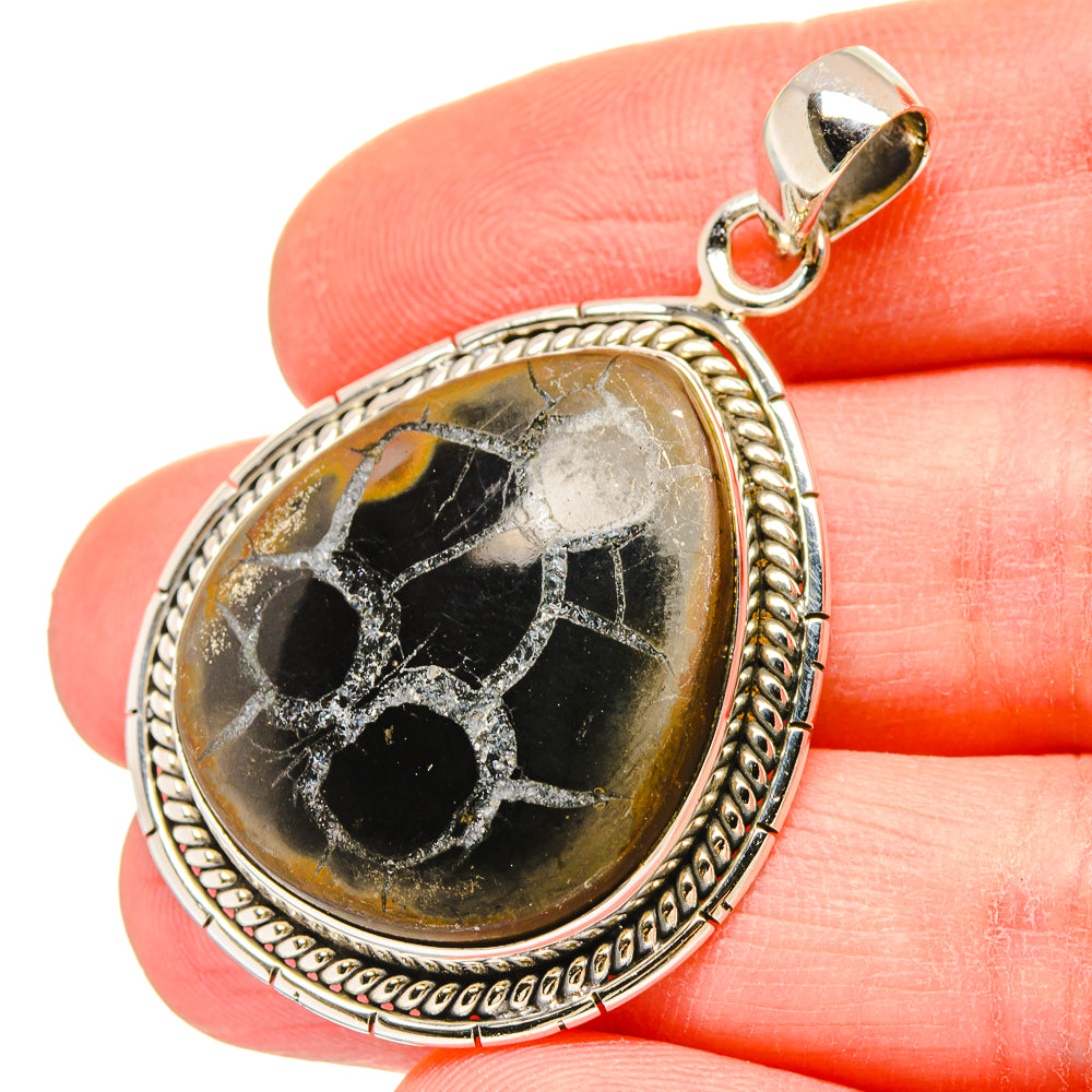 Septarian Geode Pendants handcrafted by Ana Silver Co - PD16631