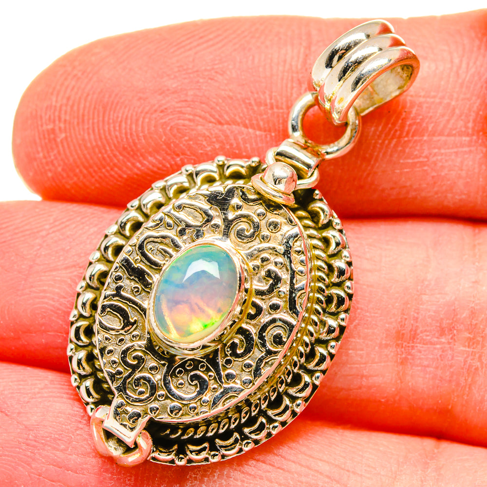 Ethiopian Opal Pendants handcrafted by Ana Silver Co - PD16647
