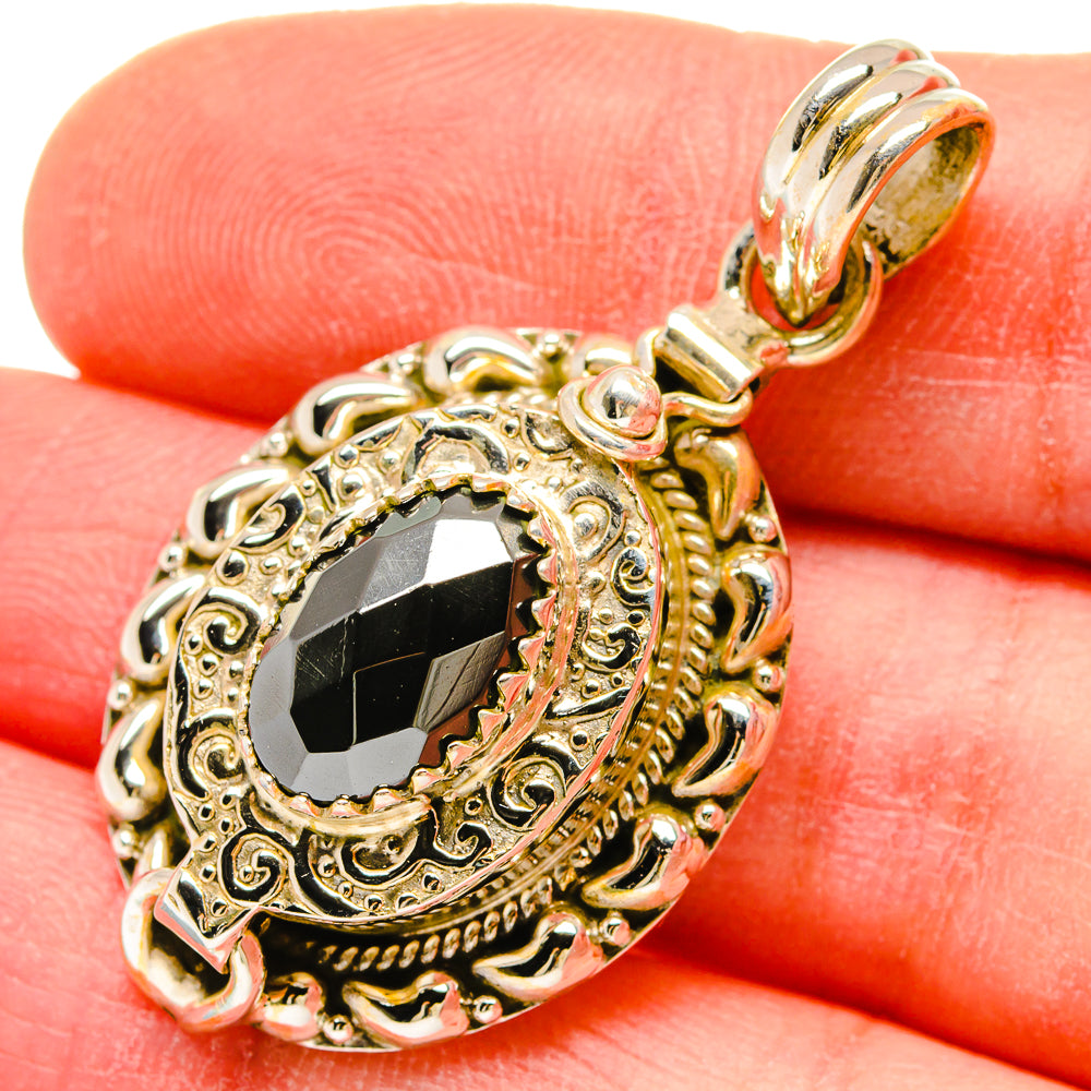 Hematite Pendants handcrafted by Ana Silver Co - PD16648