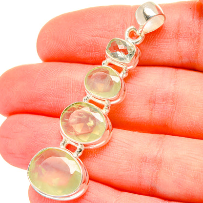 Prehnite Pendants handcrafted by Ana Silver Co - PD16669