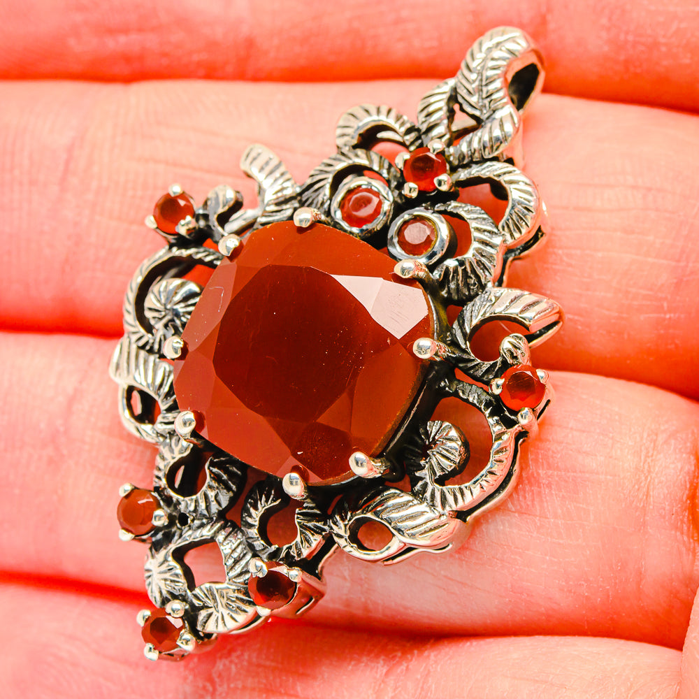 Carnelian Pendants handcrafted by Ana Silver Co - PD16674