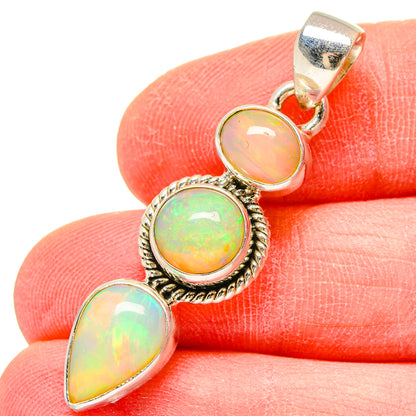 Ethiopian Opal Pendants handcrafted by Ana Silver Co - PD16680