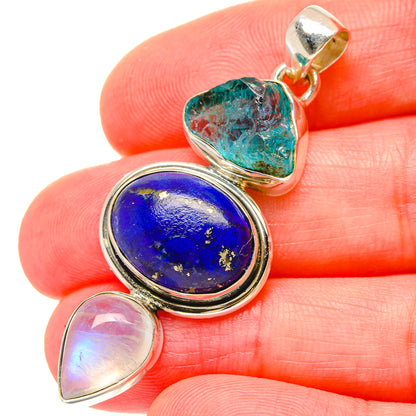 Lapis Lazuli Pendants handcrafted by Ana Silver Co - PD16683