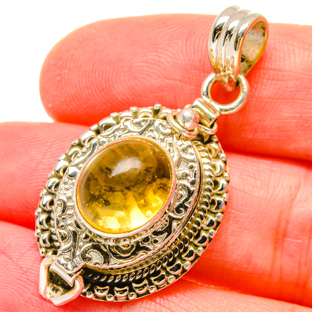 Citrine Pendants handcrafted by Ana Silver Co - PD16707