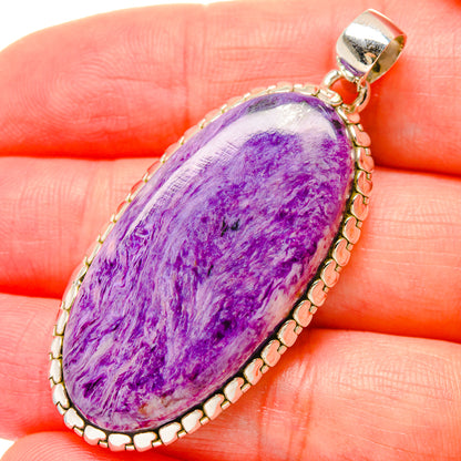 Charoite Pendants handcrafted by Ana Silver Co - PD16718