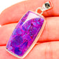 Purple Copper Composite Turquoise Pendants handcrafted by Ana Silver Co - PD16723