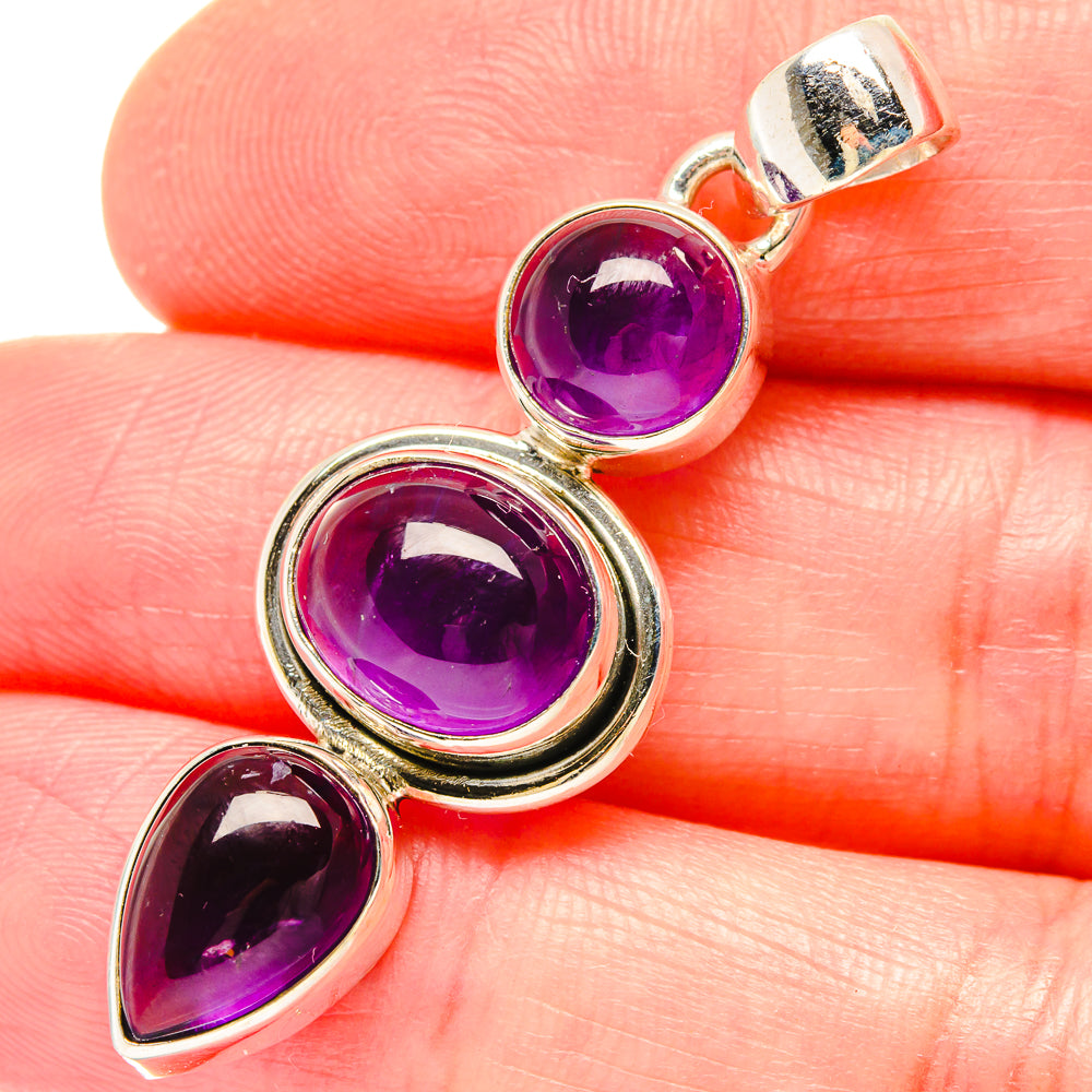 Amethyst Pendants handcrafted by Ana Silver Co - PD16725