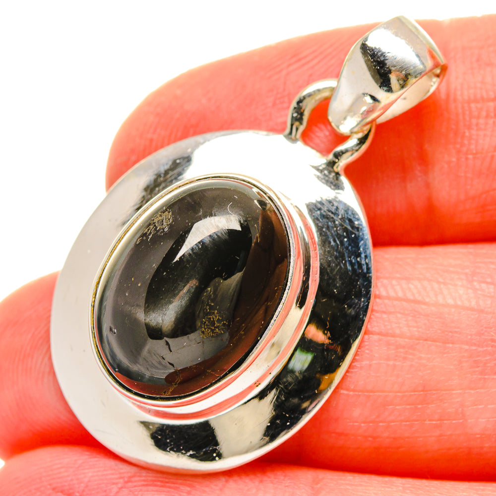 Star Diopside Pendants handcrafted by Ana Silver Co - PD16728