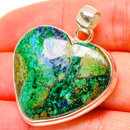 Azurite Malachite Pendants handcrafted by Ana Silver Co - PD16742