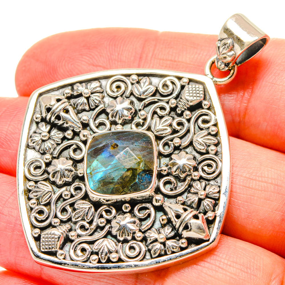 Labradorite Pendants handcrafted by Ana Silver Co - PD16756