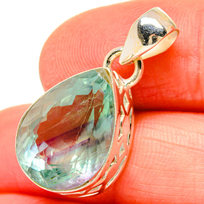 Green Fluorite Pendants handcrafted by Ana Silver Co - PD16780