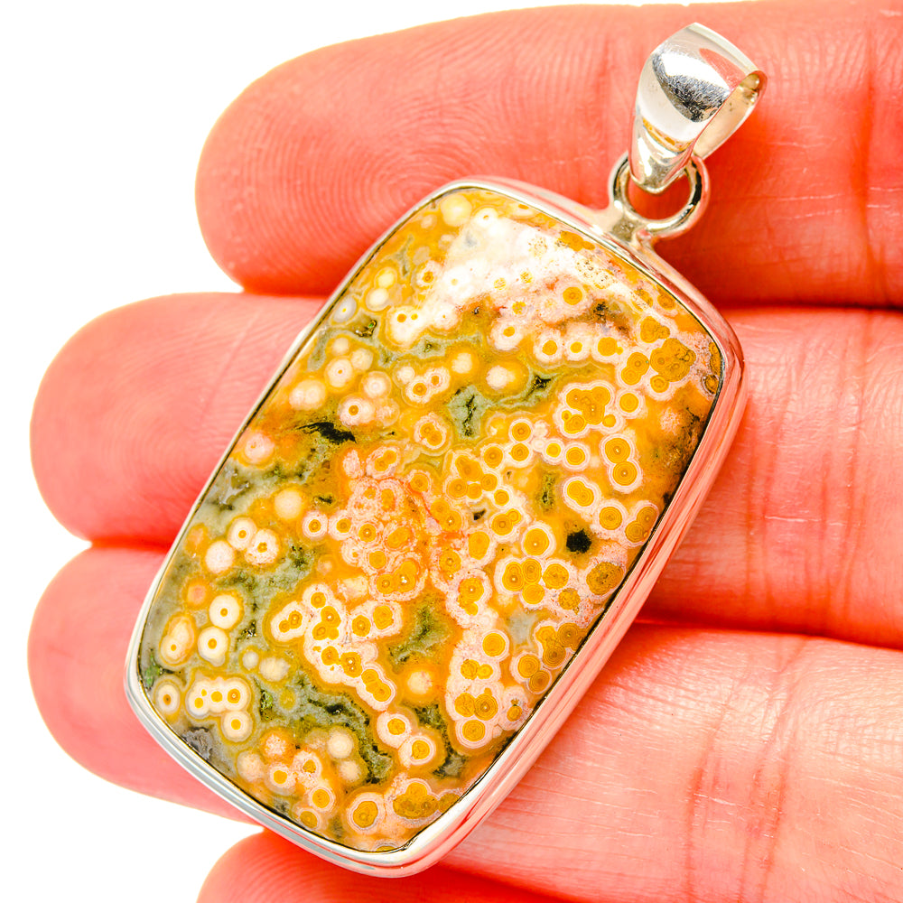 Ocean Jasper Pendants handcrafted by Ana Silver Co - PD16785