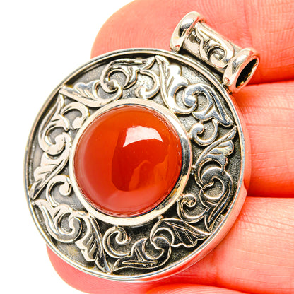 Carnelian Pendants handcrafted by Ana Silver Co - PD16789