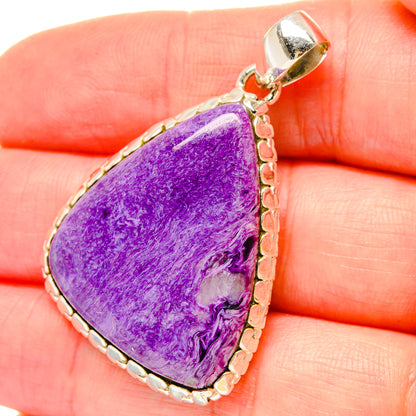 Charoite Pendants handcrafted by Ana Silver Co - PD16799
