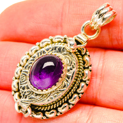 Amethyst Pendants handcrafted by Ana Silver Co - PD16804