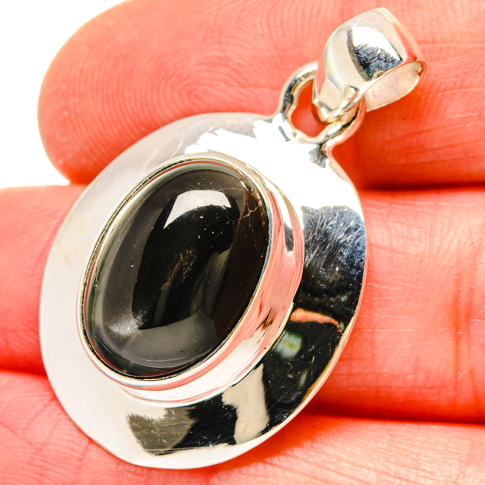 Black Onyx Pendants handcrafted by Ana Silver Co - PD16815