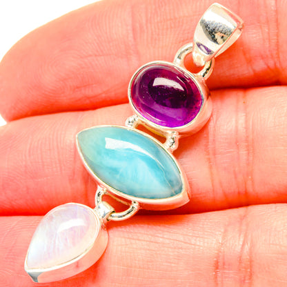 Larimar Pendants handcrafted by Ana Silver Co - PD16829