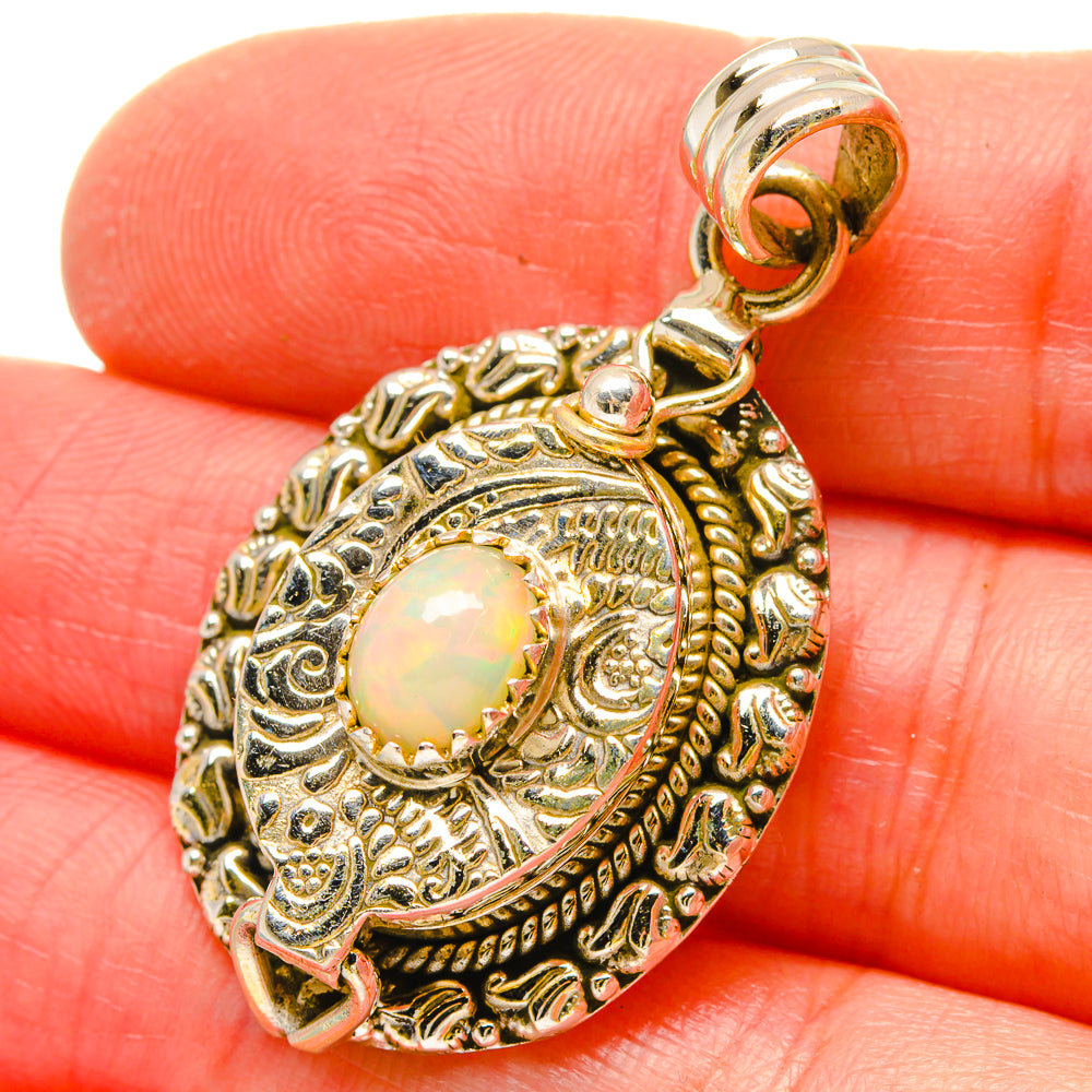 Ethiopian Opal Pendants handcrafted by Ana Silver Co - PD16831