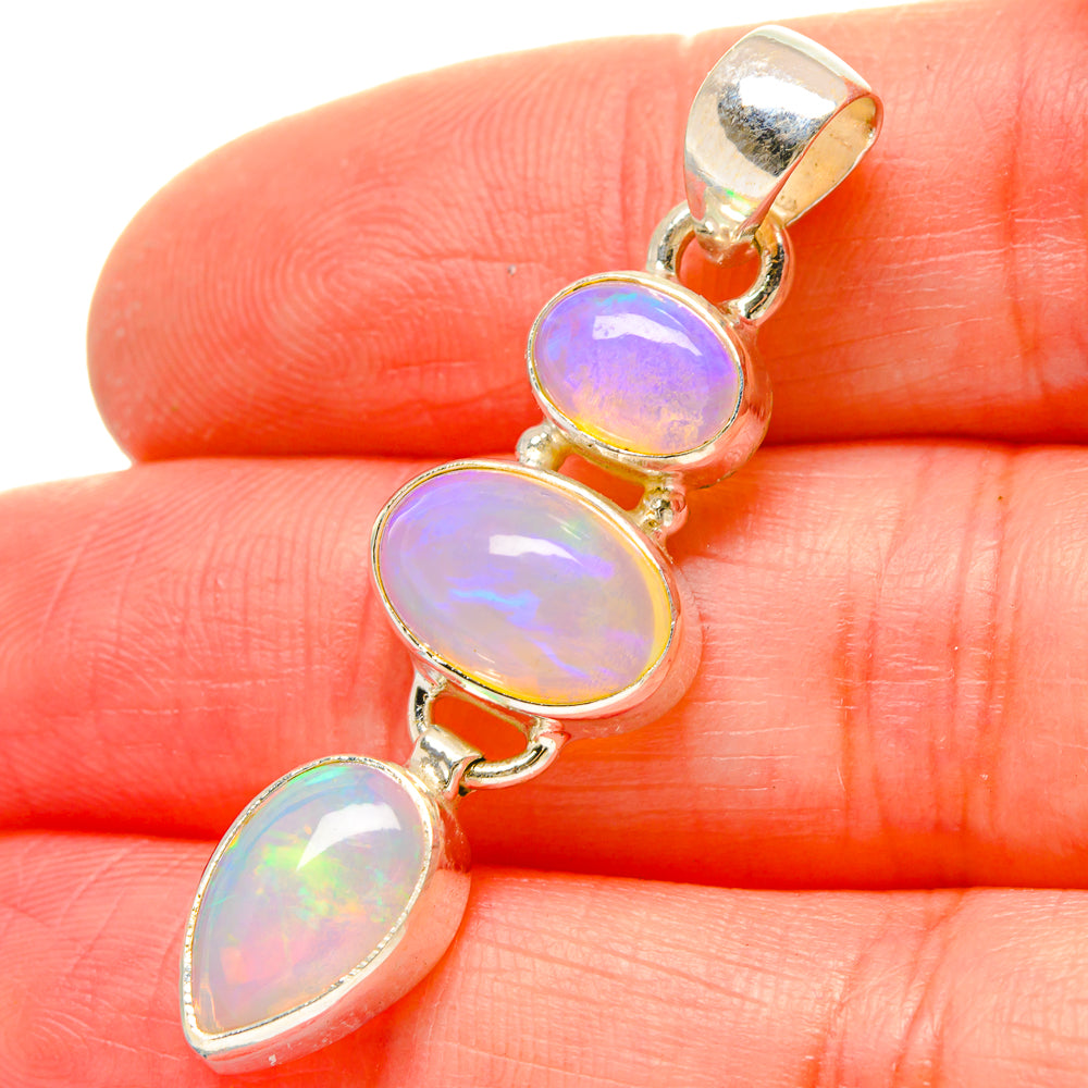 Ethiopian Opal Pendants handcrafted by Ana Silver Co - PD16832