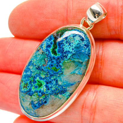 Azurite Malachite Pendants handcrafted by Ana Silver Co - PD16839