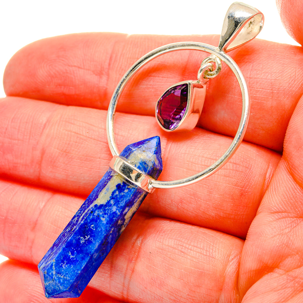 Lapis Lazuli Pendants handcrafted by Ana Silver Co - PD16840
