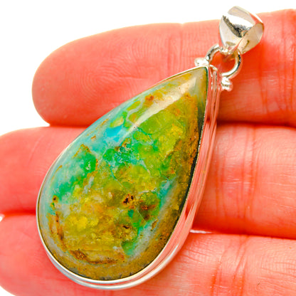 Peruvian Opal Pendants handcrafted by Ana Silver Co - PD16848