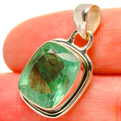 Green Fluorite Pendants handcrafted by Ana Silver Co - PD16853