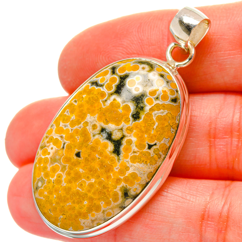 Ocean Jasper Pendants handcrafted by Ana Silver Co - PD16859