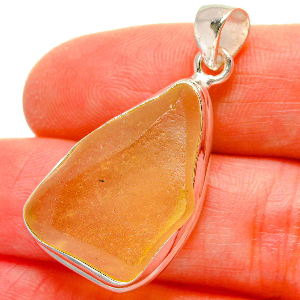 Libyan Glass Pendants handcrafted by Ana Silver Co - PD16861