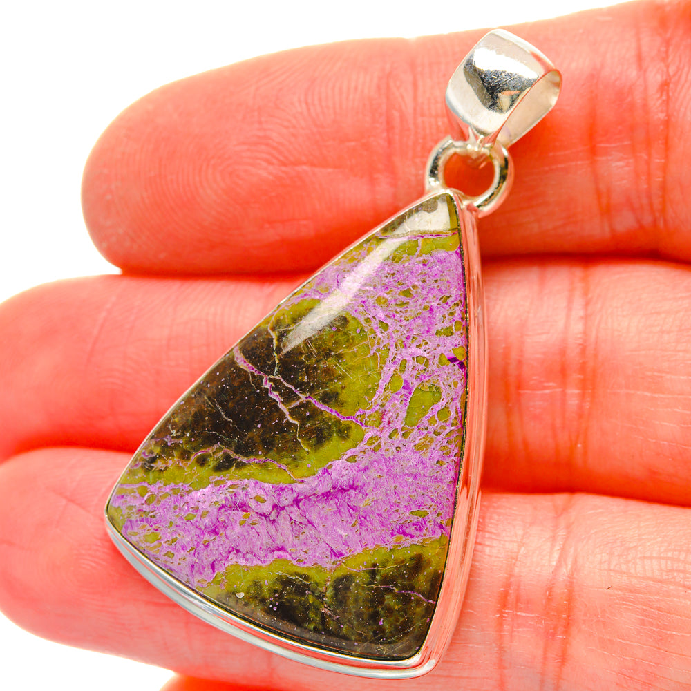 Stichtite Pendants handcrafted by Ana Silver Co - PD16868