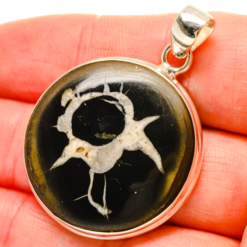 Septarian Geode Pendants handcrafted by Ana Silver Co - PD16880