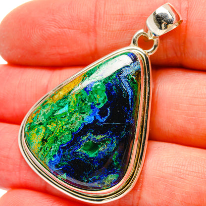 Azurite Malachite Pendants handcrafted by Ana Silver Co - PD16891
