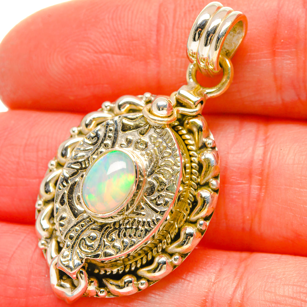 Ethiopian Opal Pendants handcrafted by Ana Silver Co - PD16895