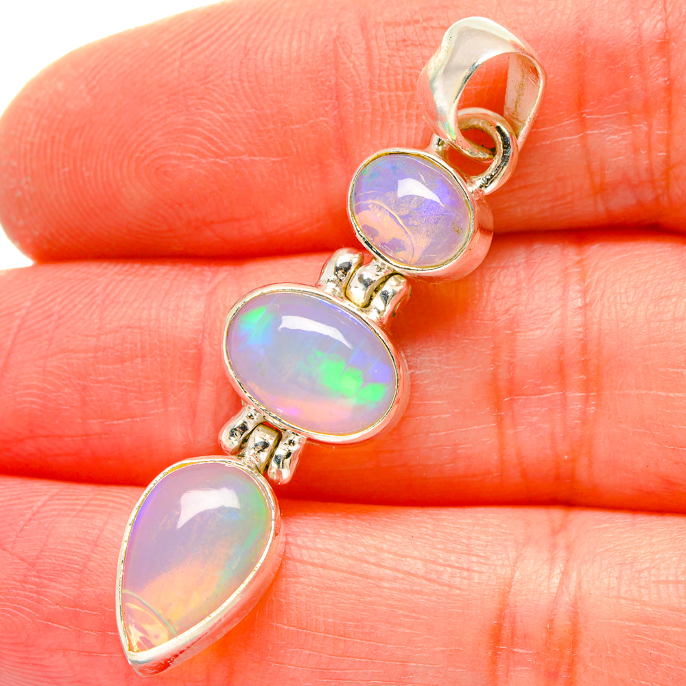 Ethiopian Opal Pendants handcrafted by Ana Silver Co - PD16896