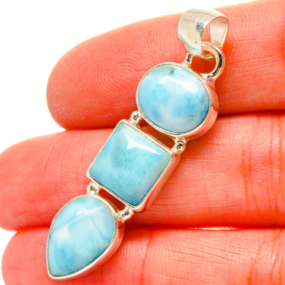 Larimar Pendants handcrafted by Ana Silver Co - PD16905