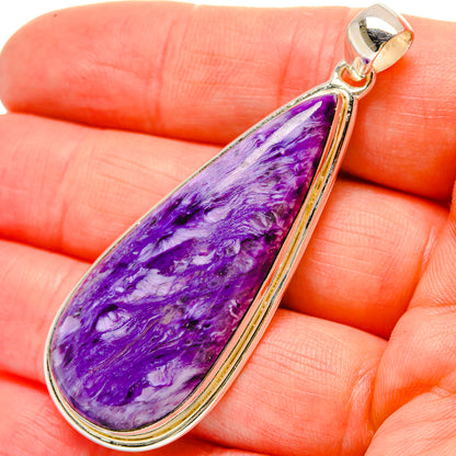 Charoite Pendants handcrafted by Ana Silver Co - PD16932