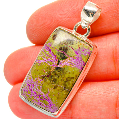 Stichtite Pendants handcrafted by Ana Silver Co - PD16939