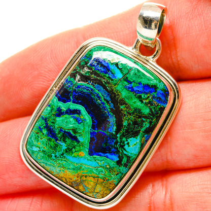 Azurite Malachite Pendants handcrafted by Ana Silver Co - PD16952