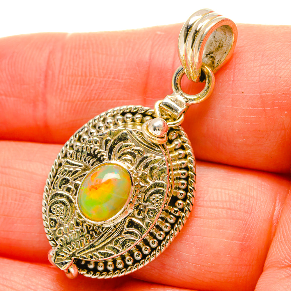 Ethiopian Opal Pendants handcrafted by Ana Silver Co - PD16955