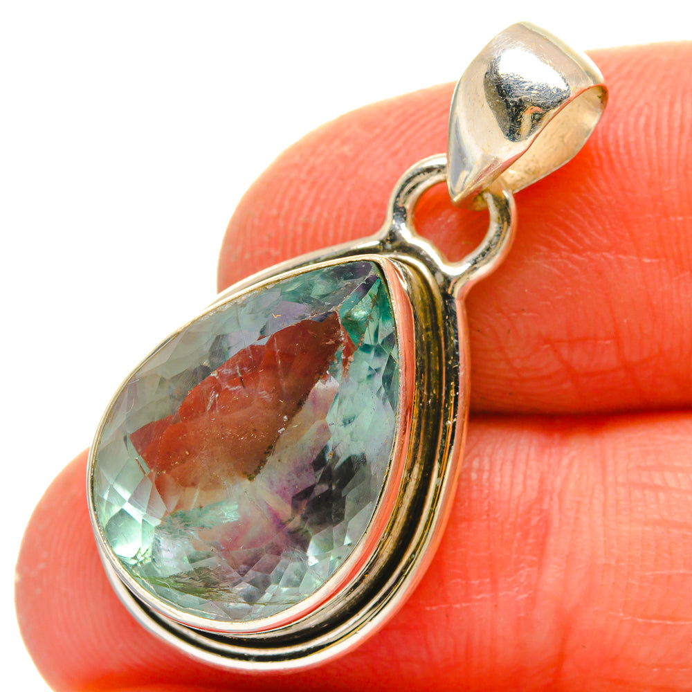 Blue Fluorite Pendants handcrafted by Ana Silver Co - PD16965