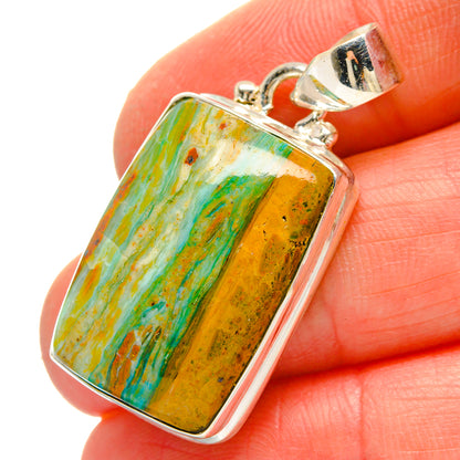 Peruvian Opal Pendants handcrafted by Ana Silver Co - PD16966