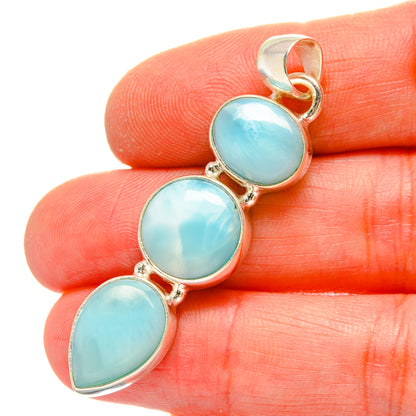 Larimar Pendants handcrafted by Ana Silver Co - PD16967