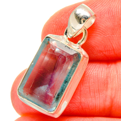 Blue Fluorite Pendants handcrafted by Ana Silver Co - PD16968