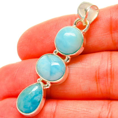 Larimar Pendants handcrafted by Ana Silver Co - PD16972
