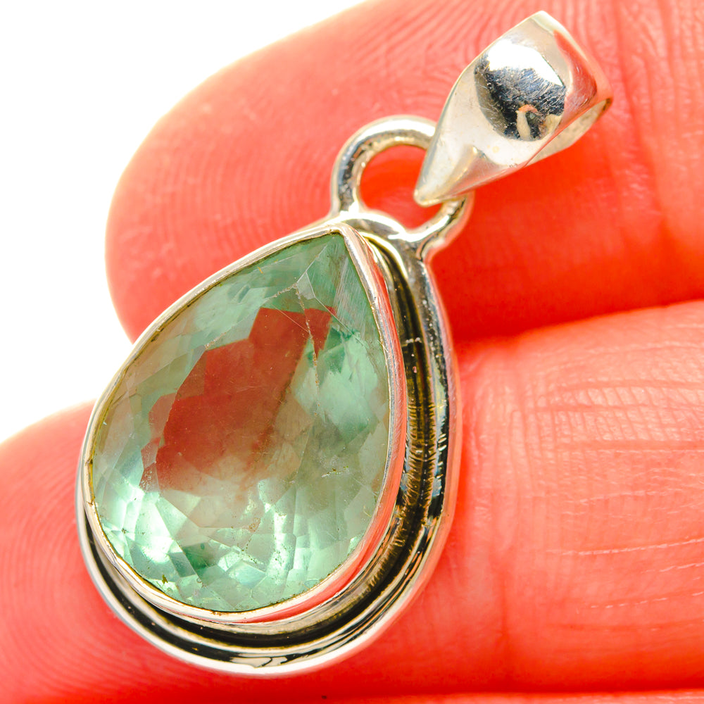Green Fluorite Pendants handcrafted by Ana Silver Co - PD16977